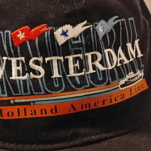 Holland America Line Westerdam Cruise Ship Baseball Cap Adjustible Cap 2004 - Picture 2 of 8